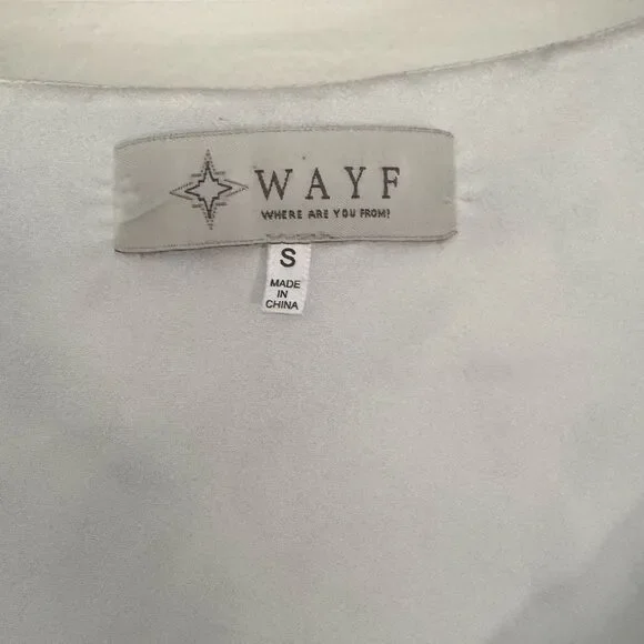 SALE! - WAYF Cropped Ruffle Tank Small - Picture 5 of 5